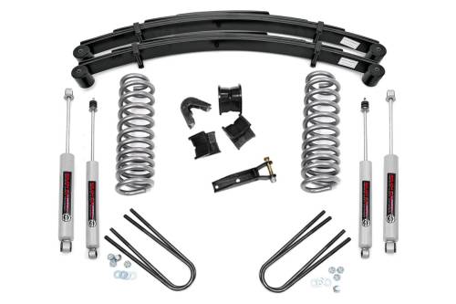 Rough Country - Rough Country 4 Inch Lift Kit - Rear Springs - Ford Bronco 4WD (1978-1979) - 535.20