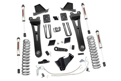 Rough Country - Rough Country 6 Inch Lift Kit - Diesel - Radius Arm - OVLD - V2 - Ford Super Duty (11-14) - 54070