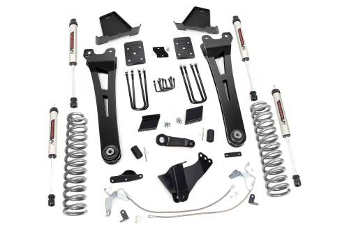 Rough Country - Rough Country 6 Inch Lift Kit - Diesel - Radius Arm - OVLD - V2 - Ford Super Duty (15-16) - 54270