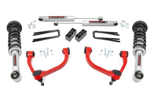 Rough Country - Rough Country 3 Inch Lift Kit - N3 Struts - Ford F-150 4WD (2014-2020) - 54531RED