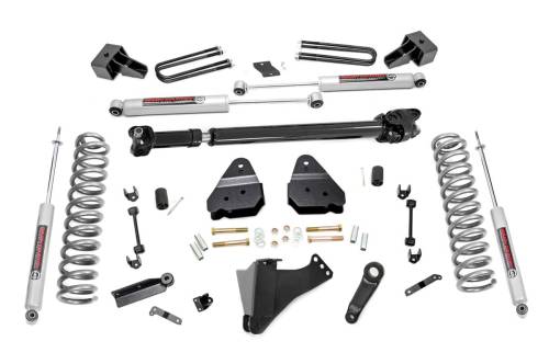 Rough Country - Rough Country 6 Inch Lift Kit - DRW - FR Drive Shaft - Ford Super Duty 4WD (17-22) - 55931