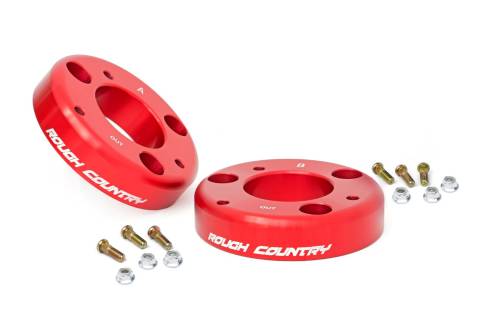 Rough Country - Rough Country 2 Inch Leveling Kit - Red - Ford F-150 2WD/4WD (2009-2013) - 568RED