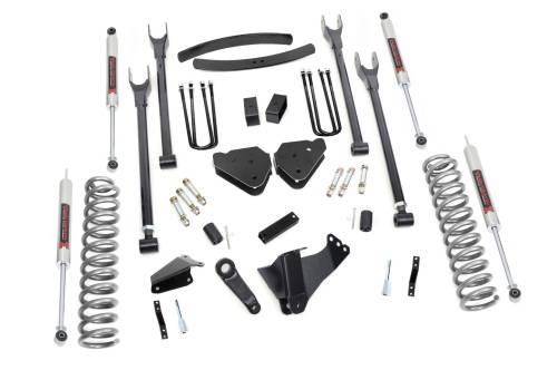 Rough Country - Rough Country 6 Inch Lift Kit - Gas - 4 Link - No OVLDS - M1 - Ford Super Duty (05-07) - 57840