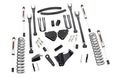 Rough Country - Rough Country 6 Inch Lift Kit - Gas - 4 Link - No OVLDS - V2 - Ford Super Duty (05-07) - 57870