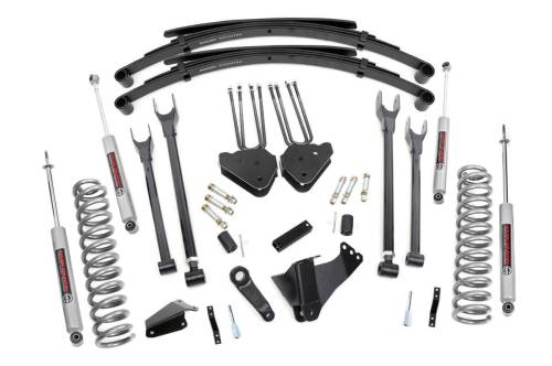 Rough Country - Rough Country 6 Inch Lift Kit - Diesel - 4 Link - RR Spring - Ford F-250/F-350 Super Duty (05-07) - 582.20