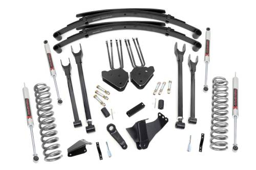 Rough Country - Rough Country 6 Inch Lift Kit - Diesel - 4 Link - RR Spring - M1 - Ford Super Duty (05-07) - 58240