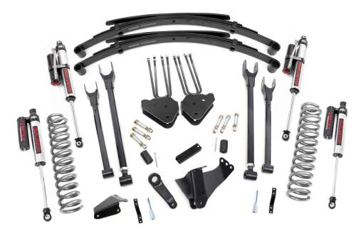 Rough Country - Rough Country 6 Inch Lift Kit - Diesel - 4 Link - RR Spring - Vertex - Ford Super Duty (05-07) - 58250