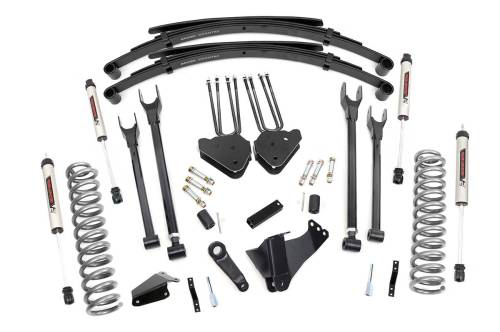 Rough Country - Rough Country 6 Inch Lift Kit - Diesel - 4 Link - RR Spring - V2 - Ford Super Duty (05-07) - 58270