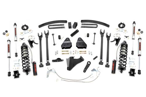 Rough Country - Rough Country 6 Inch Lift Kit - Diesel - 4 Link - C/O V2 - Ford Super Duty (08-10) - 58458