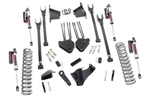 Rough Country - Rough Country 8 Inch Lift Kit - 4 Link - RR Blocks - Vertex - Ford Super Duty (05-07) - 59150