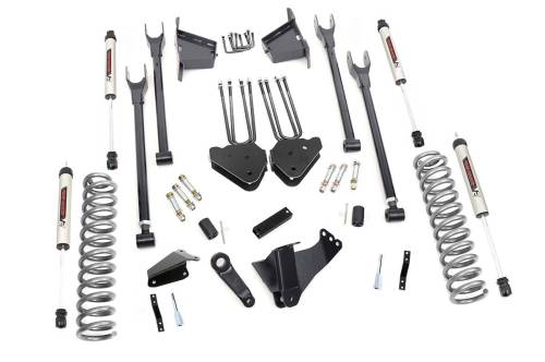 Rough Country - Rough Country 8 Inch Lift Kit - 4 Link - RR Blocks - V2 - Ford Super Duty (05-07) - 59170