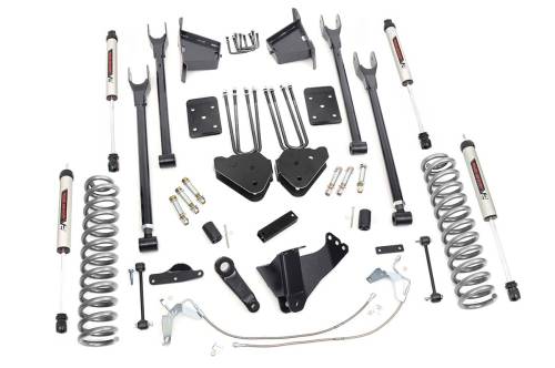 Rough Country - Rough Country 8 Inch Lift Kit - 4 Link - V2 - Ford Super Duty 4WD (2008-2010) - 59270