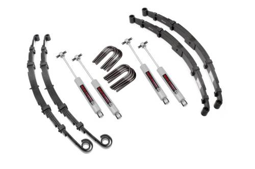 Rough Country - Rough Country 2.5 Inch Lift Kit - Jeep CJ 5 4WD (1976-1983) - 61030