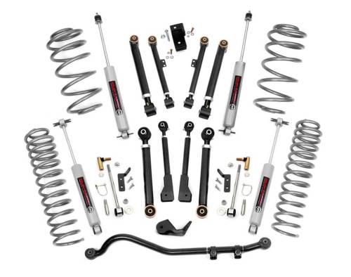 Rough Country - Rough Country 2.5 Inch Lift Kit - X-Series - Jeep Wrangler TJ 4WD (1997-2006) - 61120