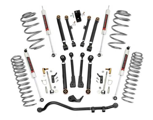 Rough Country - Rough Country 2.5 Inch Lift Kit - X-Series - M1 - Jeep Wrangler TJ 4WD (1997-2006) - 61240