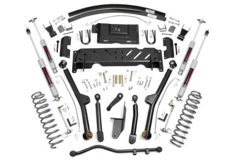 Rough Country - Rough Country 4.5 Inch Lift Kit - Long Arm - AAL - NP242 - Jeep Cherokee XJ (84-01) - 61622