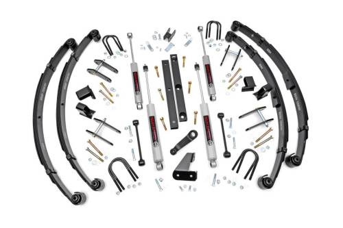 Rough Country - Rough Country 4.5 Inch Lift Kit - Power Steering - Jeep Wrangler YJ 4WD (87-95) - 618.20