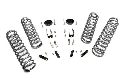 Rough Country - Rough Country 2.5 Inch Lift Kit - Coils - No Shocks - Jeep Wrangler JK 4WD (07-18) - 624