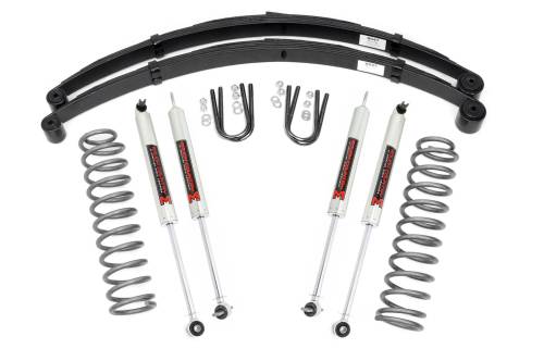 Rough Country - Rough Country 3 Inch Lift Kit - RR Springs - M1 - Jeep Cherokee XJ 2WD/4WD (84-01) - 63040