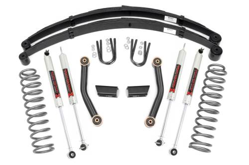 Rough Country - Rough Country 3 Inch Lift Kit - Series II - RR Springs - M1 - Jeep Cherokee XJ (84-01) - 63041