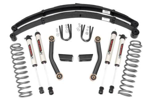 Rough Country - Rough Country 3 Inch Lift Kit - Series II - RR Springs - V2 - Jeep Cherokee XJ (84-01) - 630X70