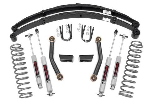 Rough Country - Rough Country 3 Inch Lift Kit - Series II - RR Springs - Jeep Cherokee XJ (84-01) - 630XN2