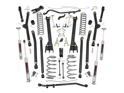 Rough Country - Rough Country 4 Inch Lift Kit - Long Arm - Jeep Wrangler TJ 4WD (2004-2006) - 63830