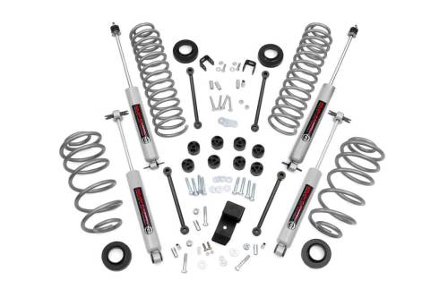 Rough Country - Rough Country 3.25 Inch Lift Kit - 4 Cyl - Jeep Wrangler TJ 4WD (1997-2002) - 641.20