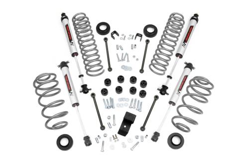 Rough Country - Rough Country 3.25 Inch Lift Kit - 4 Cyl - V2 - Jeep Wrangler TJ 4WD (1997-2002) - 64170