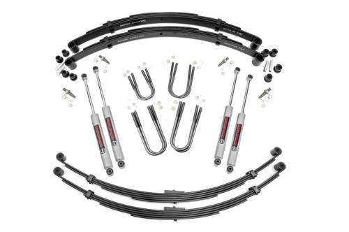 Rough Country - Rough Country 3 Inch Lift Kit - Rear Springs - Jeep Grand Wagoneer/J10 Truck/J20 Truck/Wagoneer 4WD - 64530