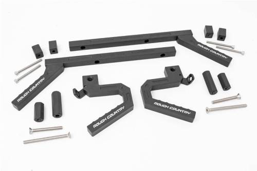 Rough Country - Rough Country Grab Handles - Alum - FR & RR - Jeep Wrangler JK (2007-2018) - 6509