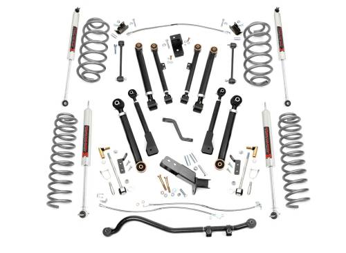 Rough Country - Rough Country 4 Inch Lift Kit - X-Series - M1 - Jeep Wrangler TJ 4WD (1997-2006) - 66140