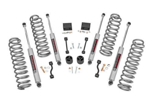 Rough Country - Rough Country 2.5 Inch Lift Kit - Coils - Jeep Wrangler JL Rubicon 4WD (18-23) - 66630