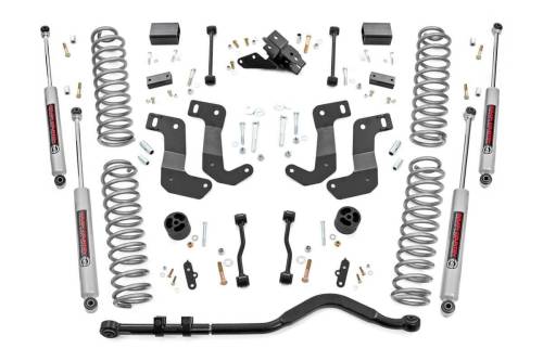 Rough Country - Rough Country 3.5 Inch Lift Kit - C/A Drop - 4-Door - Jeep Wrangler JL 4WD (18-23) - 66830