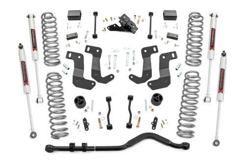 Rough Country - Rough Country 3.5 Inch Lift Kit - C/A Drop - Stage 1 - M1 - Jeep Wrangler JL (18-23) - 66840