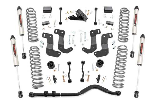 Rough Country - Rough Country 3.5 Inch Lift Kit - C/A Drop - Stage 1 - V2 - Jeep Wrangler JL (18-23) - 66870