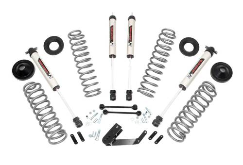 Rough Country - Rough Country 3.25 Inch Lift Kit - V2 - Jeep Wrangler JK 2WD/4WD (2007-2018) - 66970