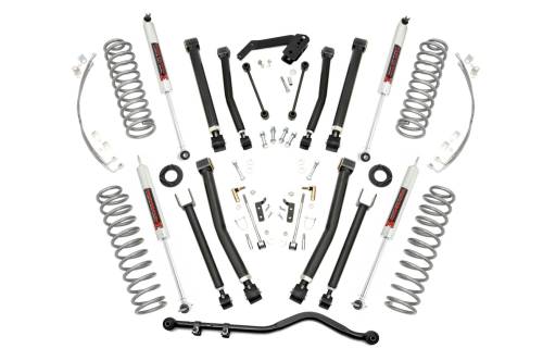 Rough Country - Rough Country 4 Inch Lift Kit - X-Series - M1 - Jeep Wrangler JK 2WD/4WD (07-18) - 67440