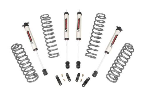 Rough Country - Rough Country 2.5 Inch Lift Kit - Coils - V2 - Jeep Wrangler JK 2WD/4WD (07-18) - 67970