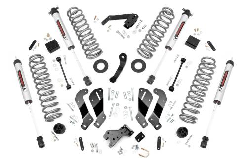 Rough Country - Rough Country 3.5 Inch Lift Kit - V2 - Jeep Wrangler JK 4WD (2007-2018) - 69370