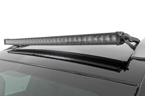 Rough Country - Rough Country LED Light Kit - Roof Mount - 40" Black Single Row - Jeep KL (14-22) - 70086