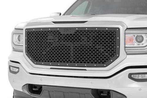 Rough Country - Rough Country Mesh Grille - GMC Sierra 1500 2WD/4WD (2016-2018) - 70156