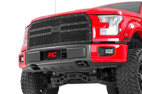 Rough Country - Rough Country Mesh Grille - Ford F-150 2WD/4WD (2015-2017) - 70191