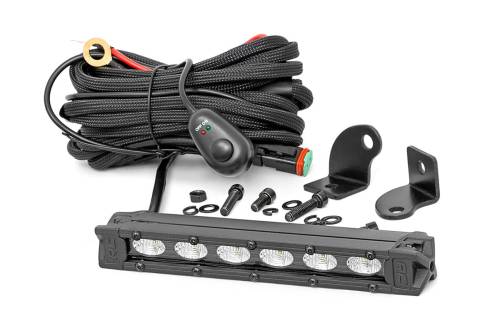 Rough Country - Rough Country Black Series LED - 6" Light - Slim Line - 70416ABL