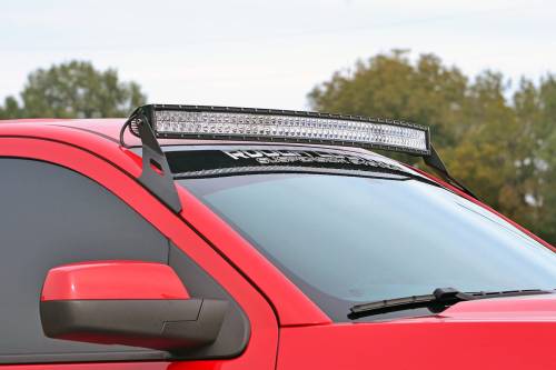 Rough Country - Rough Country LED Light Mount - Upper Windshield - 54" Curved - Chevy/GMC 1500 (14-18) - 70514