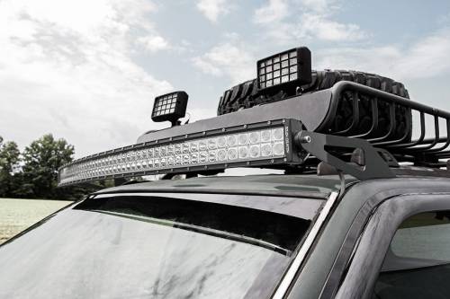 Rough Country - Rough Country LED Light Mount - Upper Windshield - 50" Curved - Jeep Grand Cherokee ZJ (93-98) - 70567