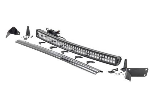 Rough Country - Rough Country LED Light - Bumper Mount - 40" Black Dual Row - Ram 2500 4WD (10-18) - 70570B