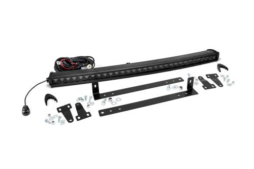 Rough Country - Rough Country LED Light - Grille Mount - 30" Black Single Row - Ford F-150 (09-14) - 70661