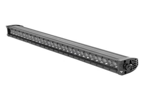 Rough Country - Rough Country Black Series LED Light Bar - Cool White DRL - 30 Inch - Single Row - 70730BLDRL