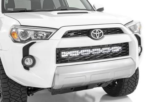 Rough Country - Rough Country LED Light - Bumper Mount - 30" Black Dual Row - Toyota 4Runner (14-20) - 70786